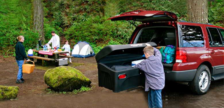 Hitch Cargo Carrier for Camping