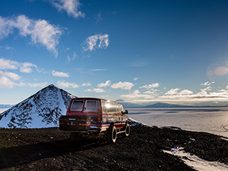 StowAway MAX Cargo Carrier on Ford van, National Science Foundation Research Team, Antarctica