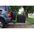 StowAway Standard Cargo Carrier with drop hitch installed