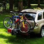 hitch bike cargo rack in action