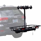 hitch bike cargo rack by Stowaway on SwingAway Frame mounted on Jeep