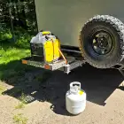 Stowaway Hitch Generator Rack on Swingaway Frame