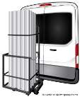 Ski Carrier with SB SwingAway Frame and PVC pipe