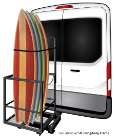 Ski Carrier with SB SwingAway Frame and surfboards