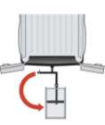 Stowaway generator rack on SB frame