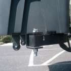 Standard cargo box with wheel kit.