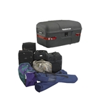 StowAway MAX Cargo Carrier can hold 4 carry-ons plus 2 duffel bags and 2 chairs