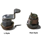 L-style lock and Post-style lock shown side-by-side
